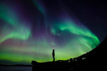 Hunt for northern lights tour in a super jeep private tour